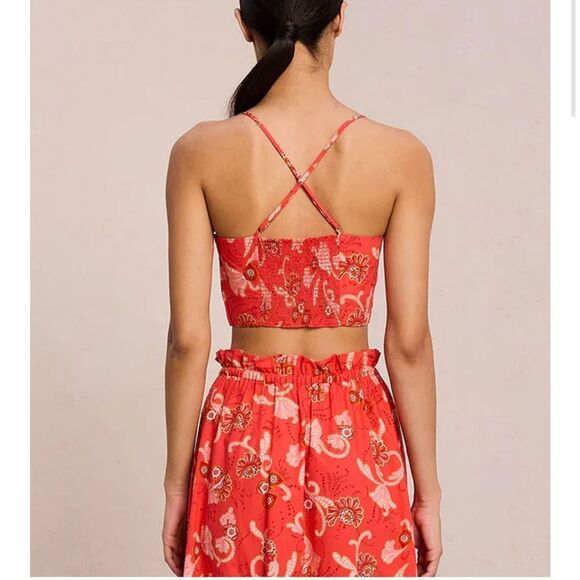 A.L.C. Arit Floral Cotton Crop Top NWT $297 - Picture 7 of 7